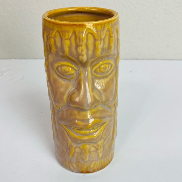 Set Of 4 Chiki Tiki Ceramic Tall Tiki Mugs 6” - Picture 6 of 11